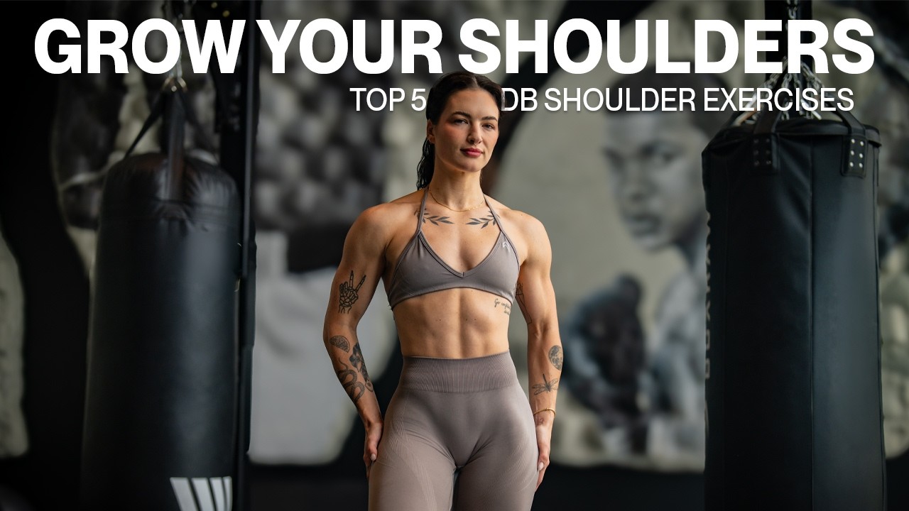 GROW YOUR SHOULDERS WITH DUMBBELLS | Top 5 DB only Shoulder Exercises