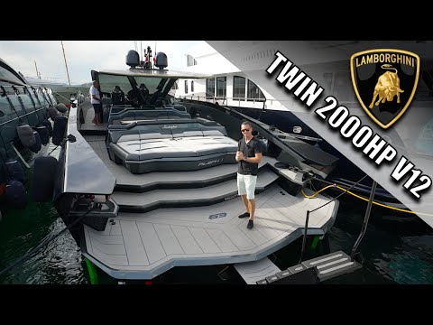 Onboard Lamborghini's €4,000,000 Boat