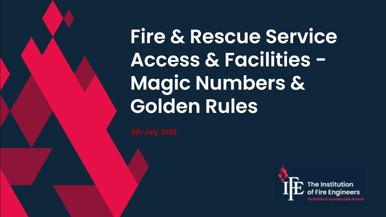 Fire & Rescue Service Access & Facilities - Magic Numbers & Golden ...