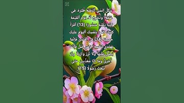 سورة الاسراء الاية 13-15 .#quran #اكسبلور #تيك_توك #duet #دويتو #صباح_الخير #ترند #تسالى