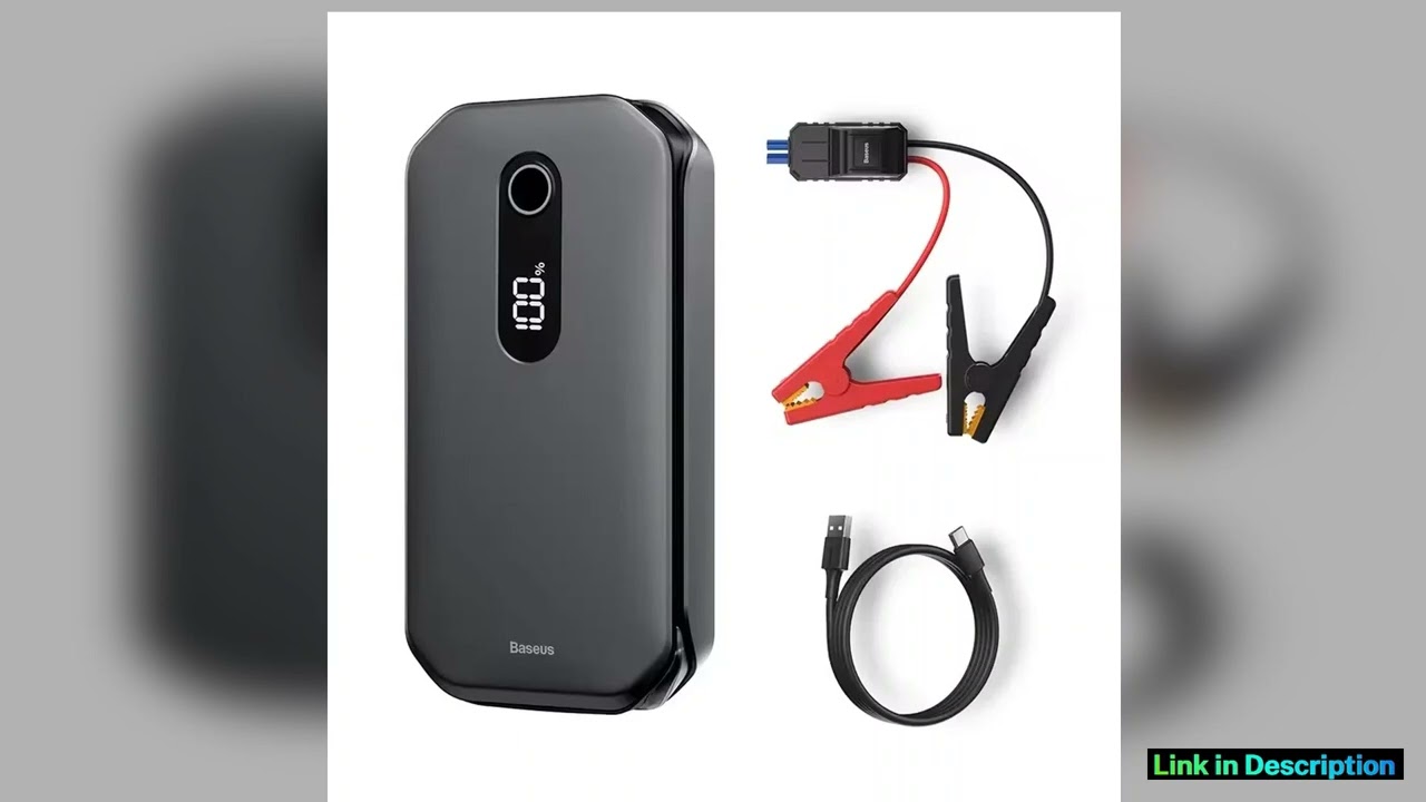 Baseus 12000mAh Car Jump Starter Power Bank 1000A Starting Device Booster Auto Vehicle Emergency Ba