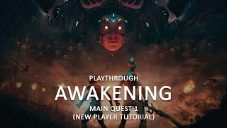 Warframe | Awakening | Main Quest 1 Playthrough (New Player Tutorial)