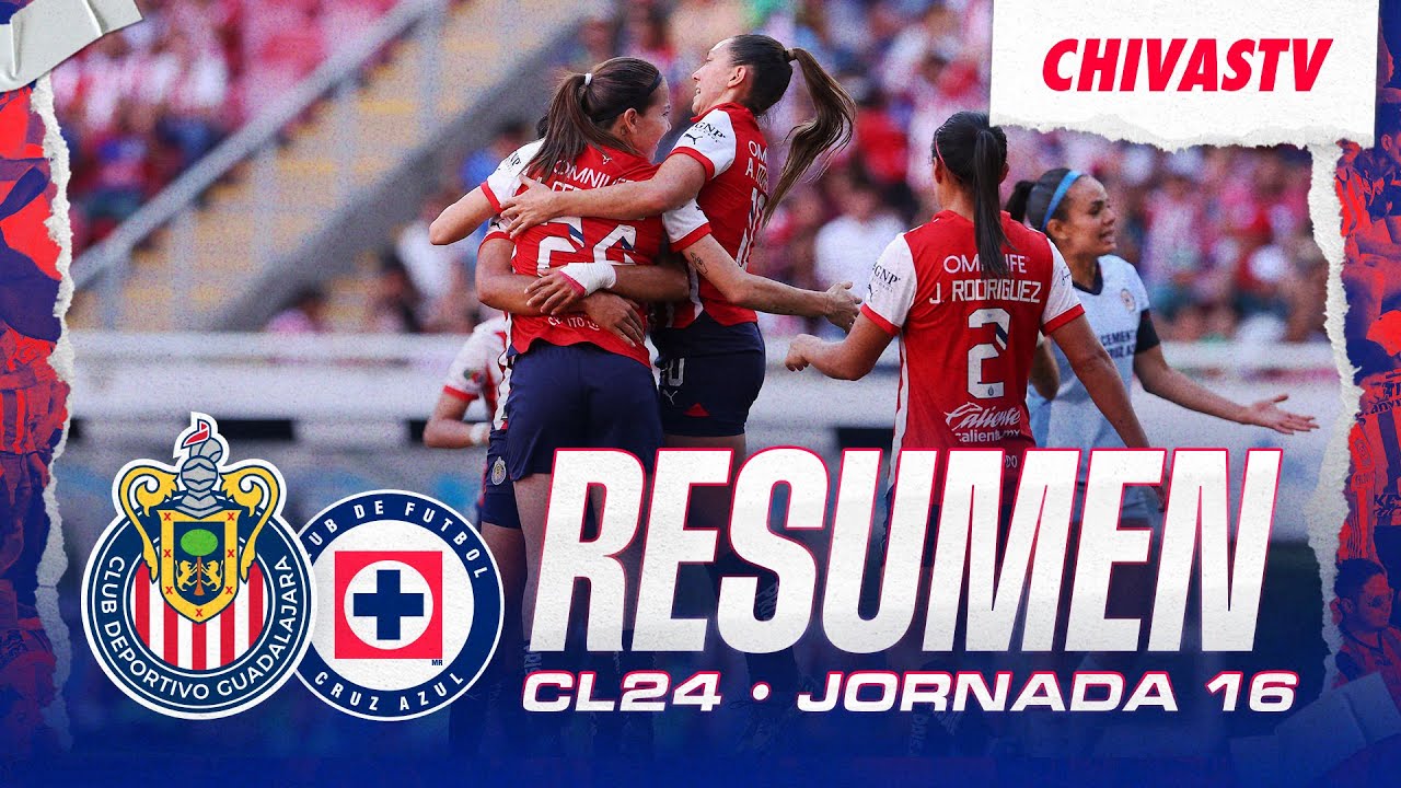 RESUMEN Y GOLES CHIVAS FEMENIL GOLEA A LA MAQUNA  Clausura 2024  Liga MX Femenil