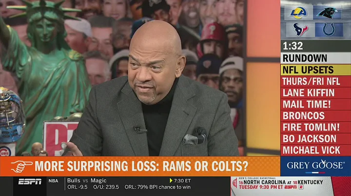 Pardon The Interruption | Wilbon reacts to Bears take over No.1 in the NFC following Rams loss