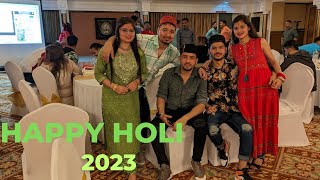 Dubai holi celebration 2023 || Uttarakhand people get together #pahadi #holicelebration #holimilan