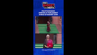 Union Budget 2026 | FM Nirmala Sitharaman Arrives In Parliament To Present Her 9th Straight Budget