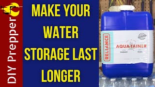 How to Make Your Water Storage Last Longer (Prepper Basics)