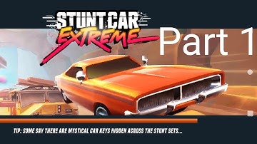 Stunt Car Extreme Gameplay Walkthrough Part 1 All Levels 1,8  - Android, iOS