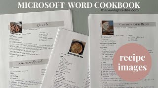 How to Update a Cookbook Template to Include Recipe Pictures