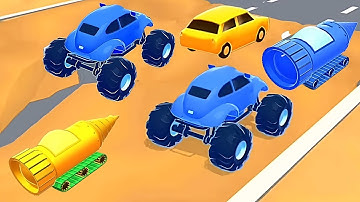 Shape-Shifting - SUPER MONSTER TRUCK RACE Gameplay Android, iOS (Part 9)
