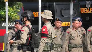 Dansat Brimob Sulteng Buka Latihan Sniper Di Lapangan Gelora Atmaja, Palu
