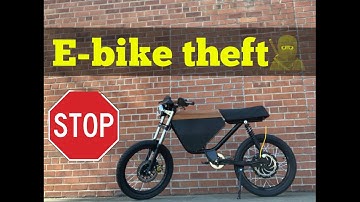 Onyx RCR (E-Bike) theft prevention