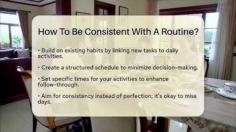 How To Be Consistent With A Routine? - The Personal Growth Path