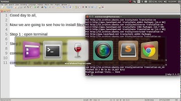 How to install filezilla in ubuntu