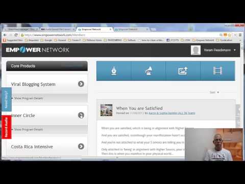 How To Download Empower Network Audio Of The Week/Inner Circle Audio