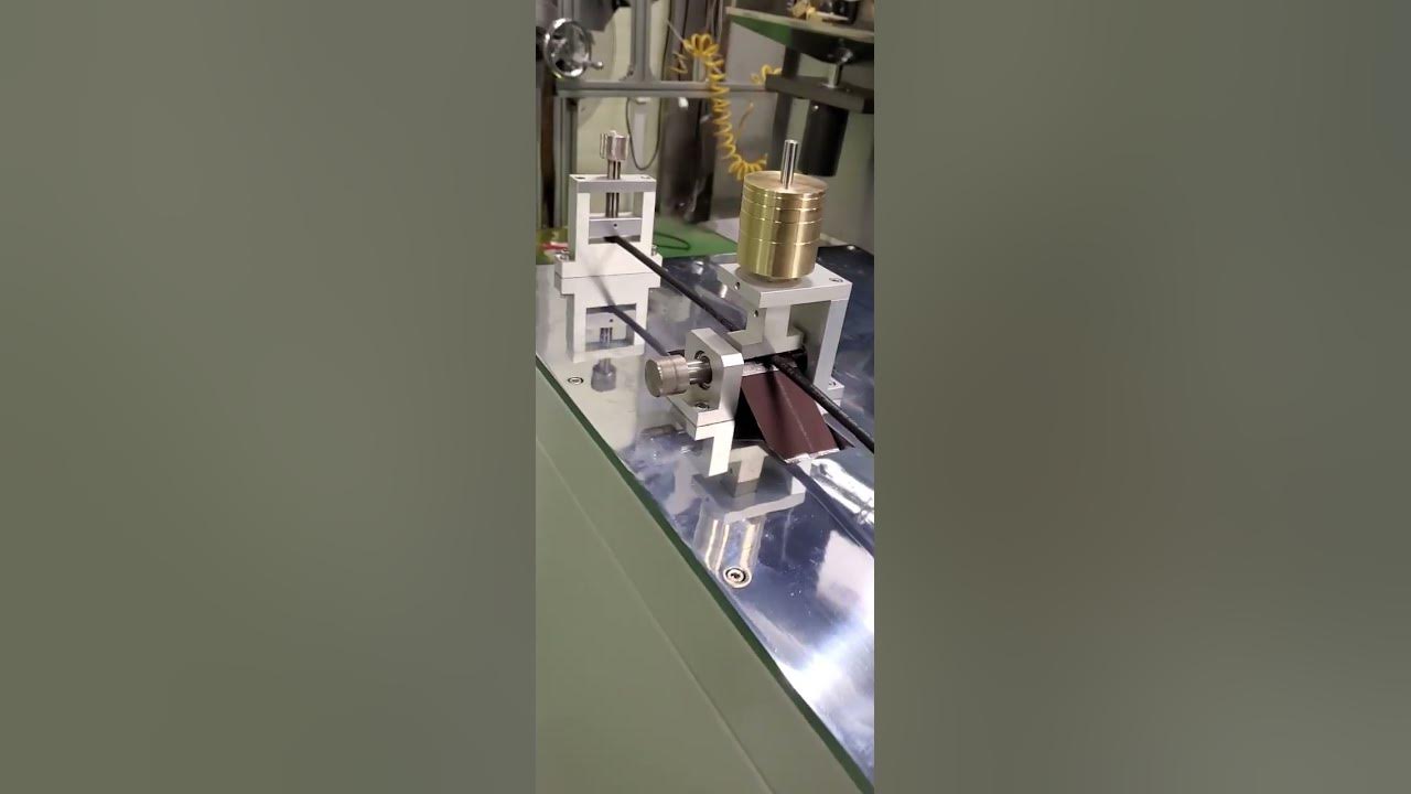 Sandpaper abrasion tester iso 6722 iso 6722 youtube