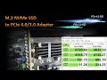 PA09-HS10 M.2 PCIe Adapter - PCIe 4.0 Speed Testing