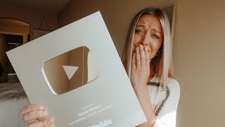 I Almost Quit... Unboxing My 100K Youtube Creator Award