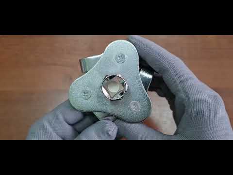 Ключ YATO для снятия масляного фильтра 3 ножки, 63-120 мм, 1/2", 3/8", CrV, HRC 40-50, YT-0826 Ключ YATO для снятия масляного фильтра 3 ножки, 63-120 мм, 1/2", 3/8", CrV, HRC 40-50, YT-0826