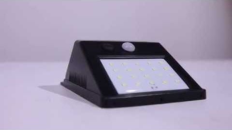 LED Solar-Powered Motion Sensor Security Light