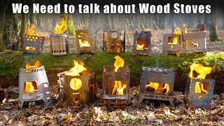 Wood Burning Camp Stoves Compared  My Collection