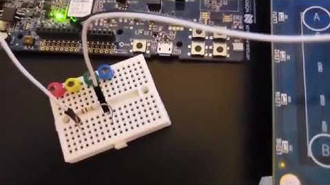 nRF52 Capacitive Sensor low level library Demo