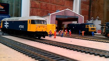 Heljan class 47 with howes fitted sound esu loksound v4.0 decoder