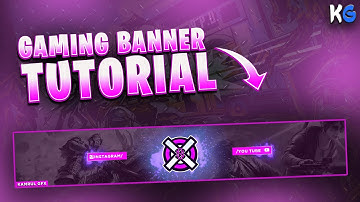 How To Make Gaming Banner On Android | Youtube Channel Art Tutorial.