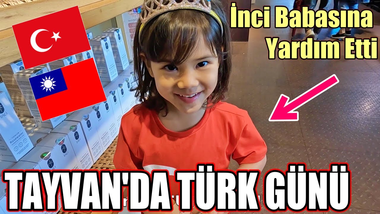 Ailecek TÜRK Ürünlerini Tanıttık🇹🇷Tayvanlılara LOKUM İkram Ettik 😍【Hikaye Vlog 9】