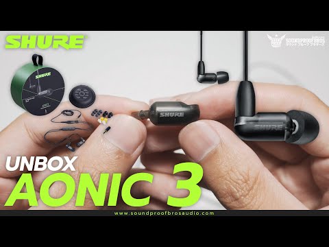UNBOX Shure AONIC 3 Sound Isolating Earphones By Soundproofbros