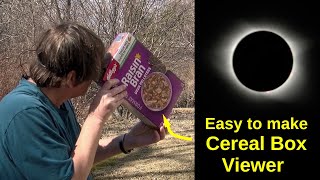 How to make a Cereal Box Eclipse Viewer