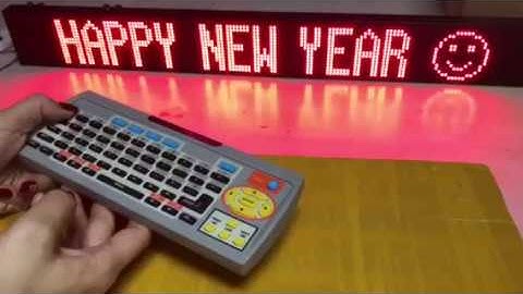 Remote led sign Easy to program your message with animation