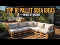 10 DIY Pallet Sofa Ideas You Can Build Yourself | Easy & Stylish Wooden Sofa Designs