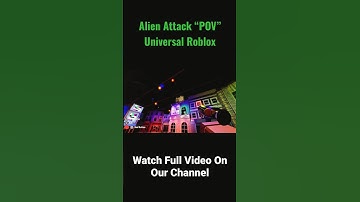 “Alien Attack Short” (Universal Roblox) #universal #attraction #shorts