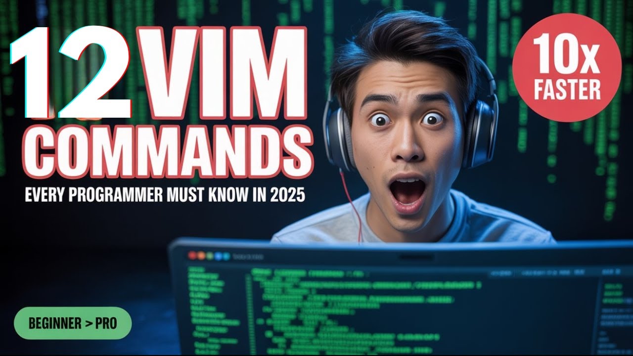 10 Vim Shortcuts That Save Hours Every Week - YouTube