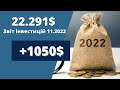 Мій інвест-портфель. Оновлення листопад 2022. Інвестиції в акції