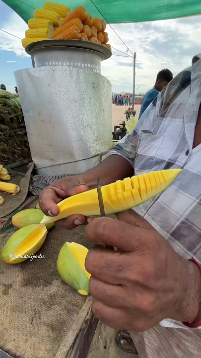 Mamu designer mango #streetfood #shorts #sarkarifoodie