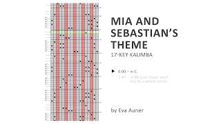 Mia & Sebastians Theme (La La Land) TABS – 17-key kalimba – Eva Auner