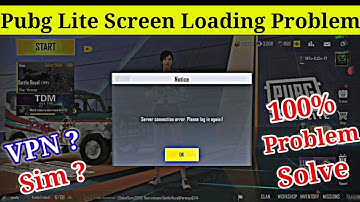 Pubg Lite Loading Screen And Server Did Not Responding Problem Fix 😍 || Server Connection Error 😱