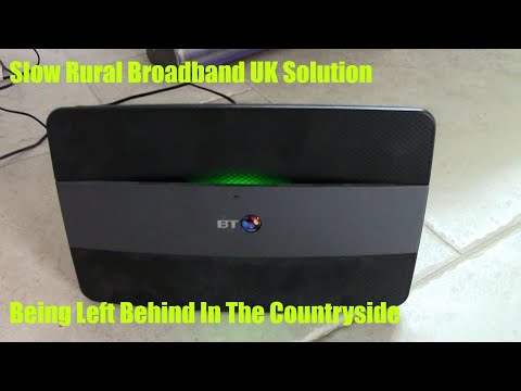 Slow BT Rural Broadband UK Solution