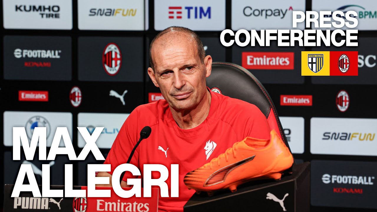 Mister Allegri: "Dobbiamo fare un altro passo in avanti" | Parma-Milan | Conferenza Stampa