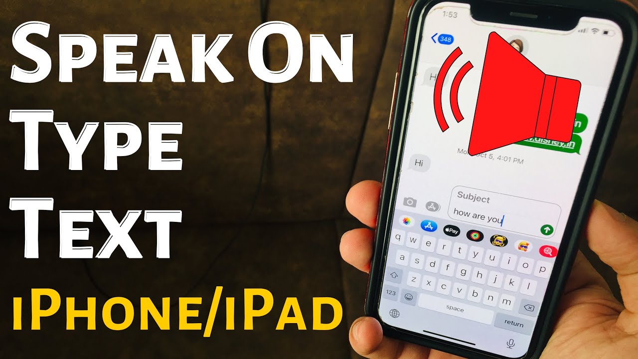 speech text in ios