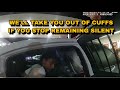 Cop Arrested Him For Remaining Silence
