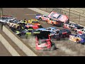 NASCAR Racing Crashes #1 | BeamNG Drive