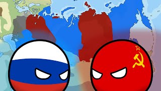 История Гражданской Войны В России На Пальцах (Countryballs)