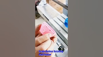 Scale Button rotating Pad Printer