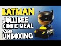 Batman jollibee kiddie meal unboxing  asmr unboxing