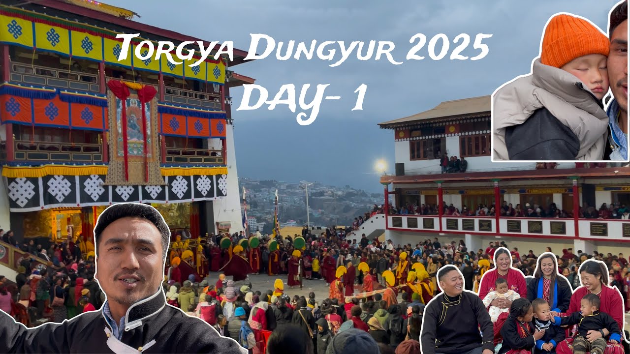Torgya Dungyur festival 2025 day 1…. Family vlog