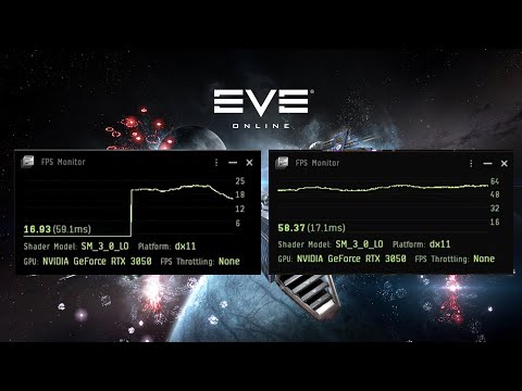EVE Online - Optimizar rendimiento para más FPS