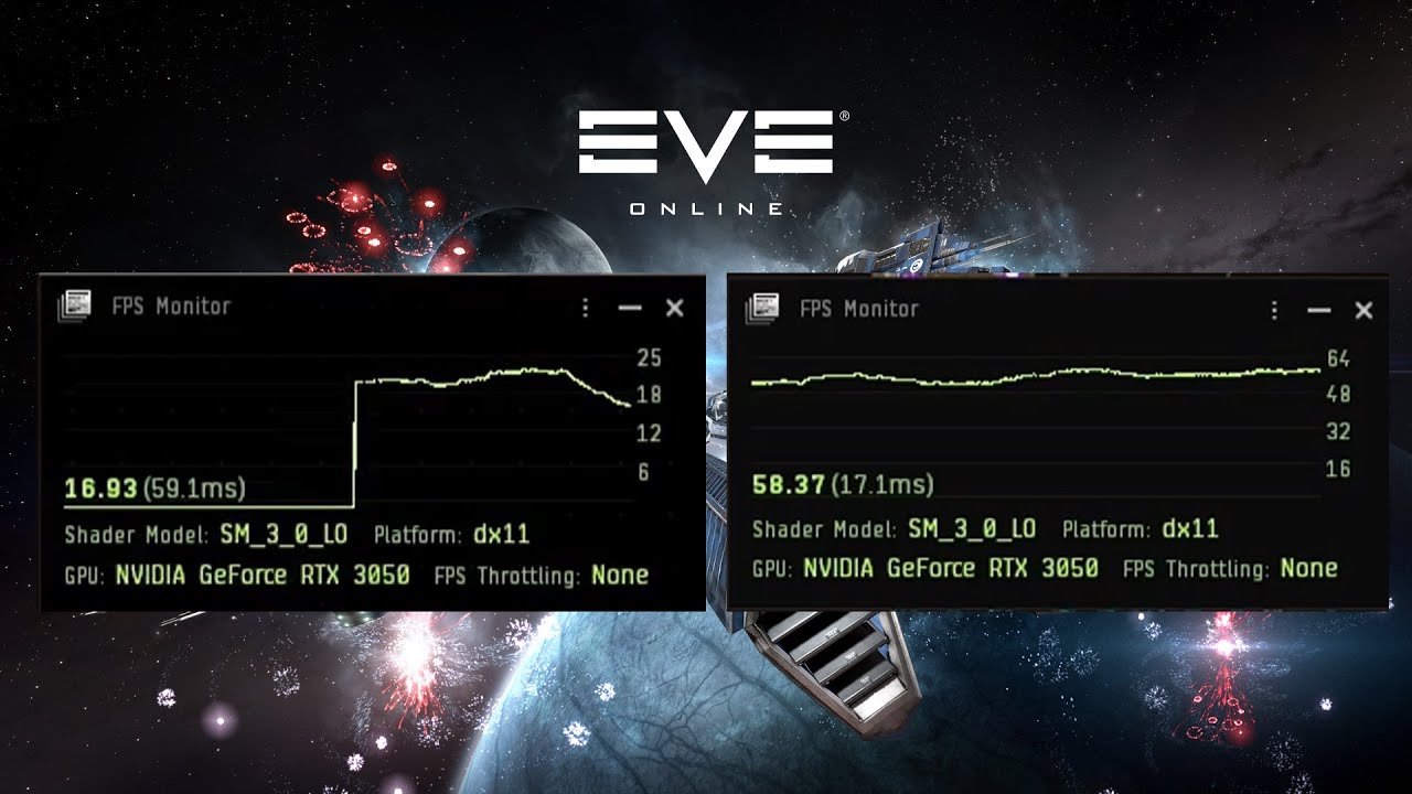 EVE Online - Optimizar rendimiento para más FPS